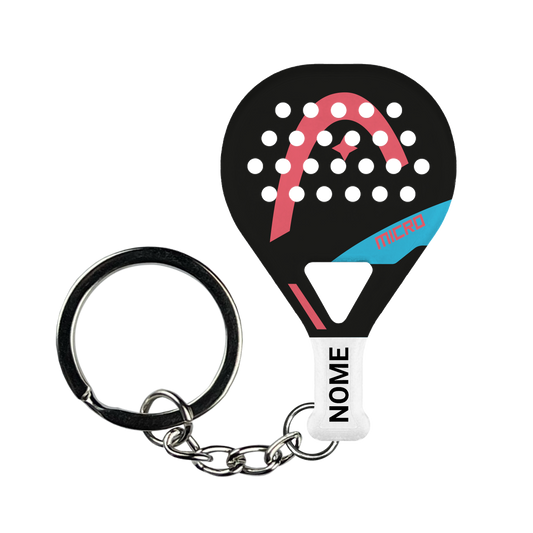 GRAVITY PRO - BIANCO - Portachiavi padel personalizzato