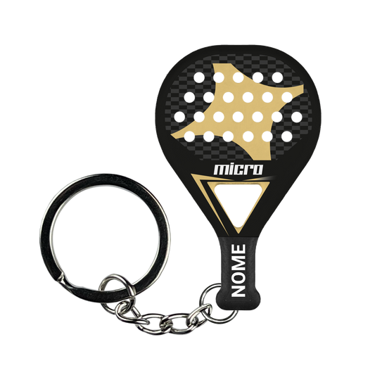 METHEORA WARRIOR - Portachiavi padel personalizzato