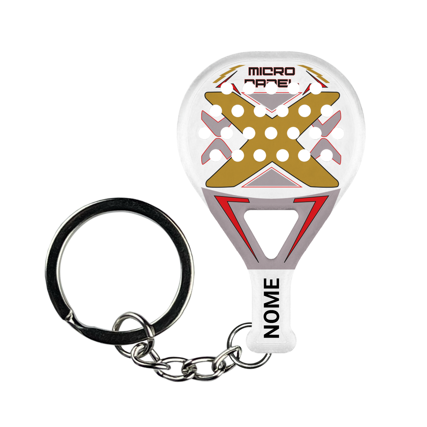 ML10 - Portachiavi padel personalizzato