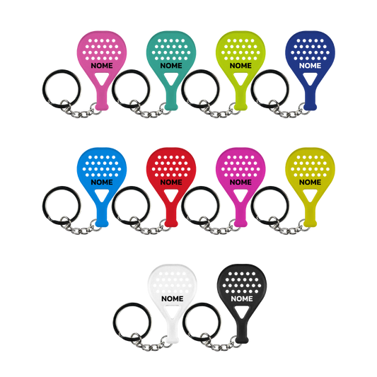 Monocolore - Portachiavi padel personalizzato