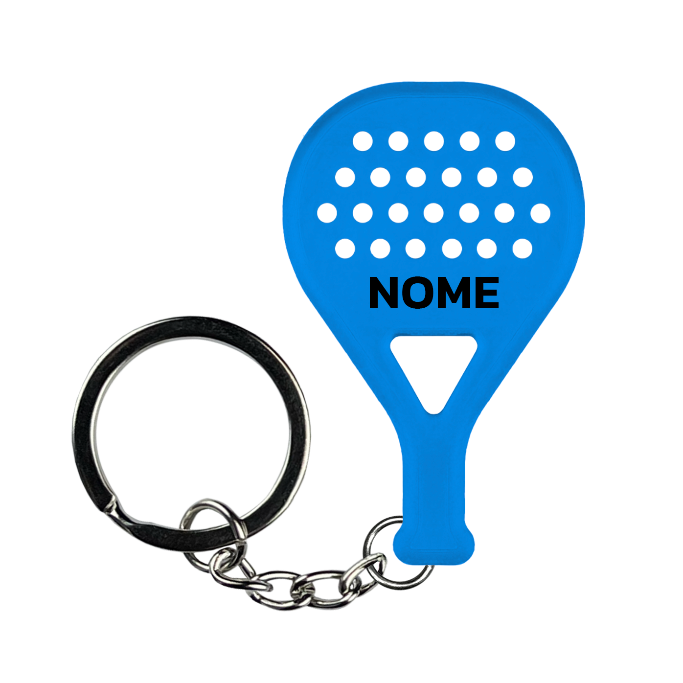 Monocolore - Portachiavi padel personalizzato
