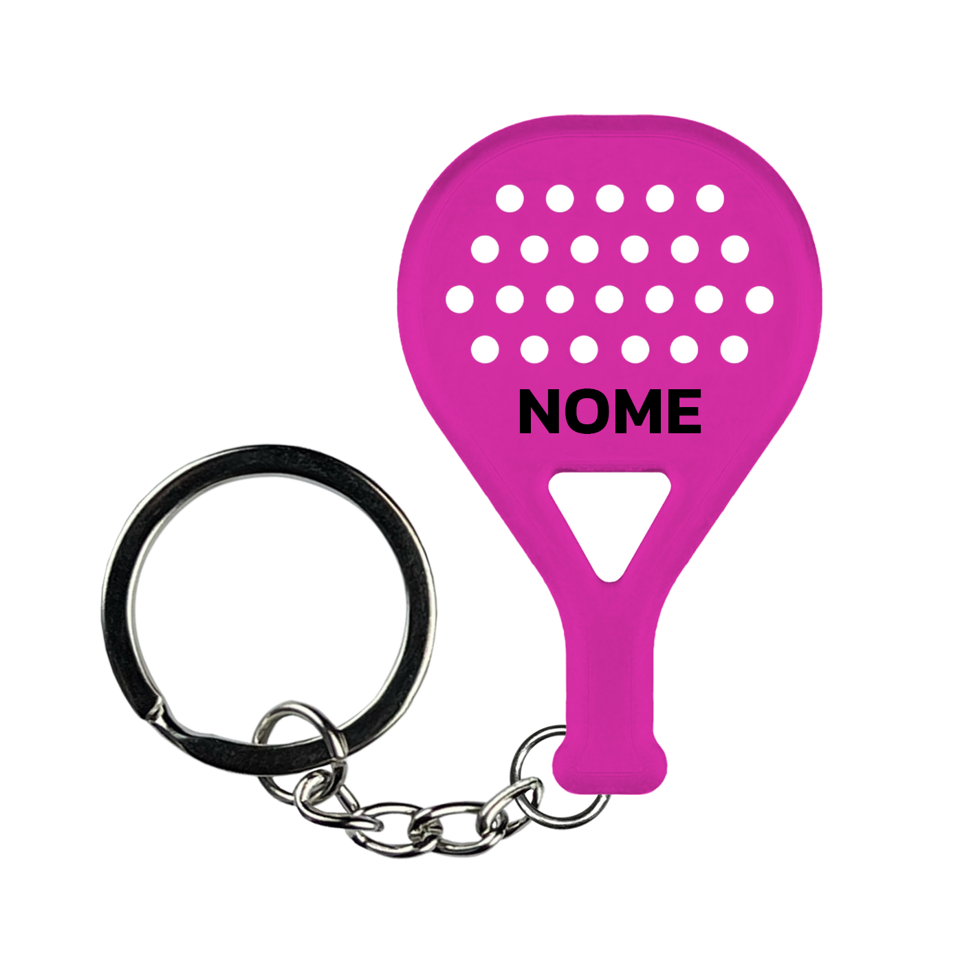 Monocolore - Portachiavi padel personalizzato
