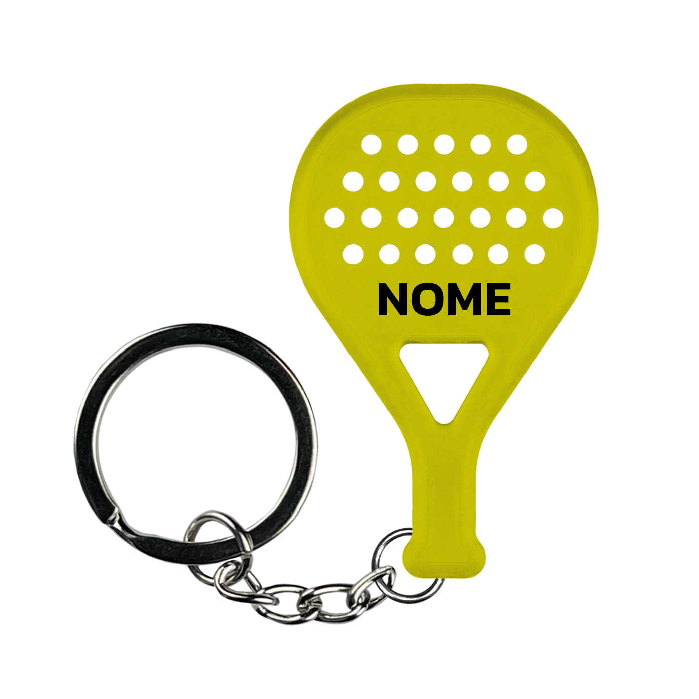 Monocolore - Portachiavi padel personalizzato