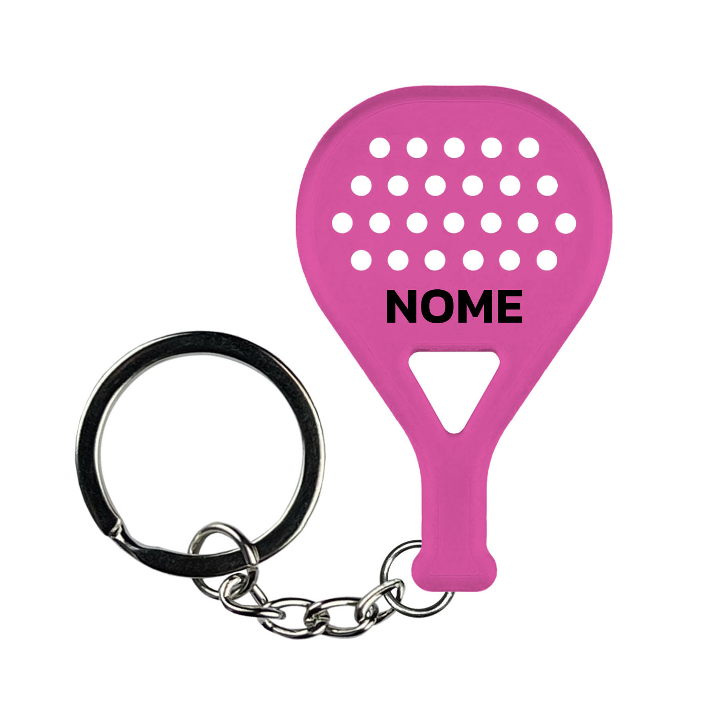 Monocolore - Portachiavi padel personalizzato