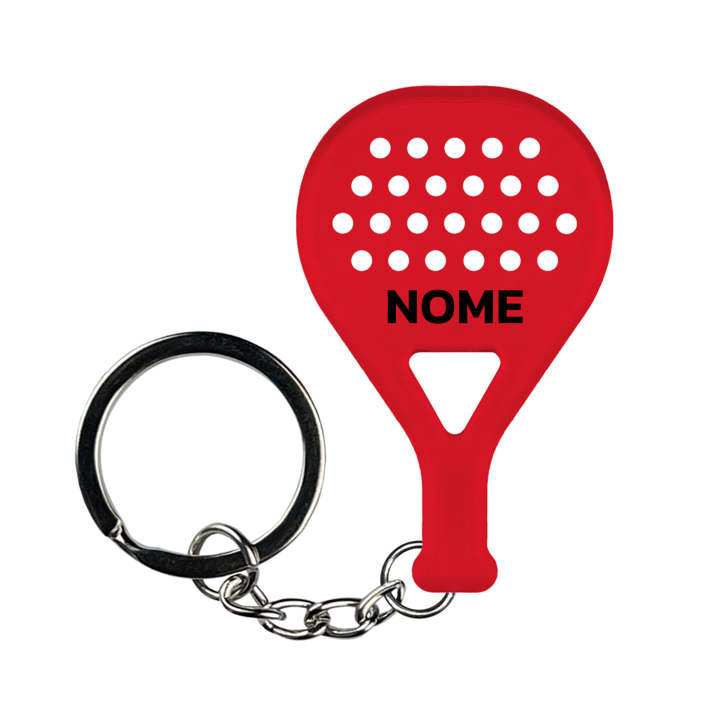 Monocolore - Portachiavi padel personalizzato