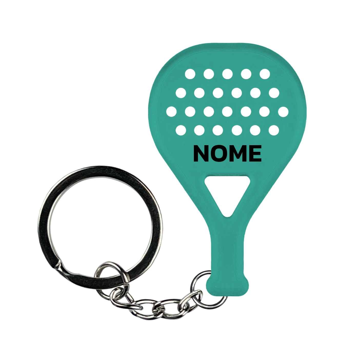 Monocolore - Portachiavi padel personalizzato