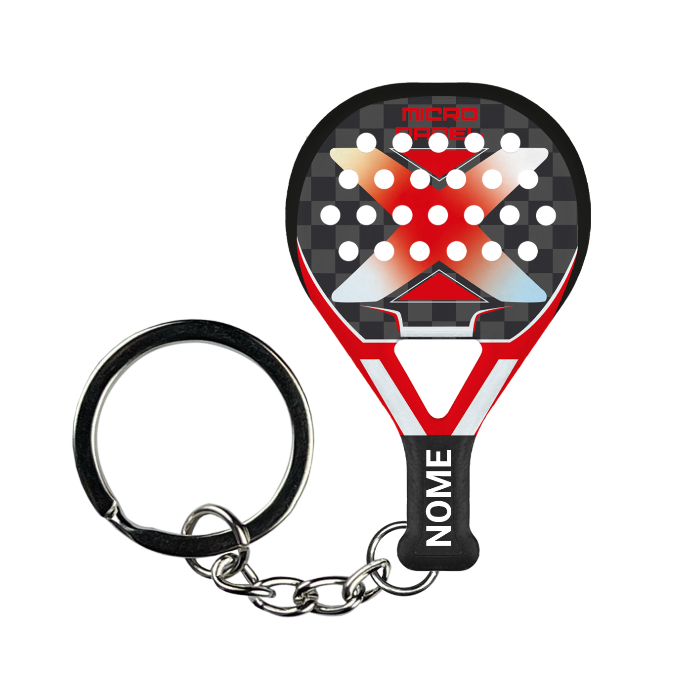 AT10 - Portachiavi padel personalizzato