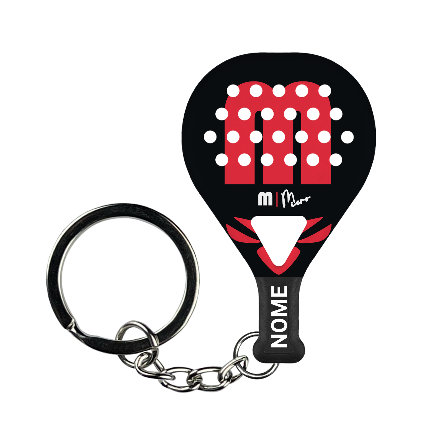 BELA TEAM - Portachiavi padel personalizzato