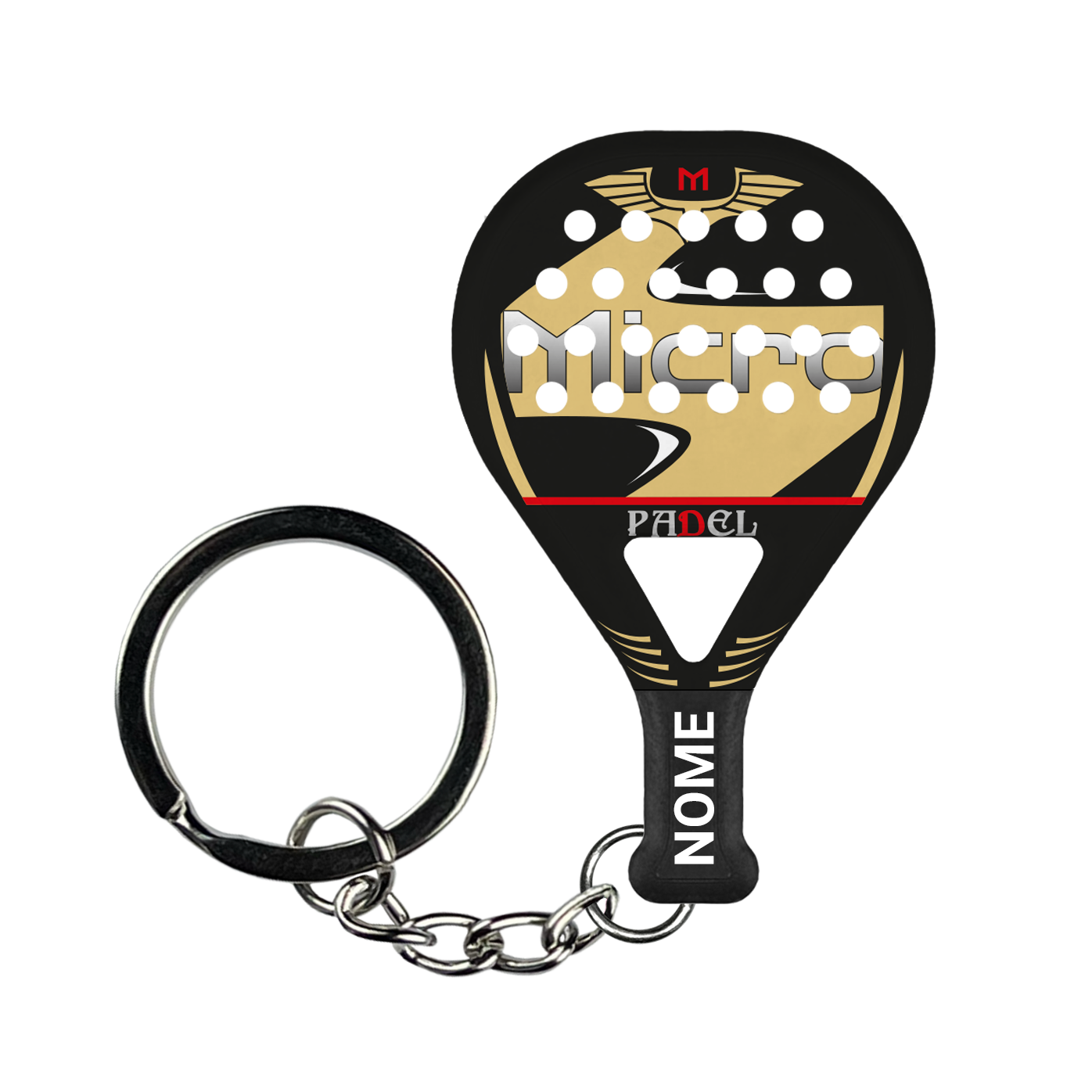 DIABLO - Portachiavi padel personalizzato