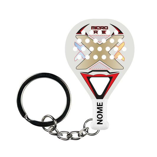 LUXURY  - Portachiavi padel personalizzato