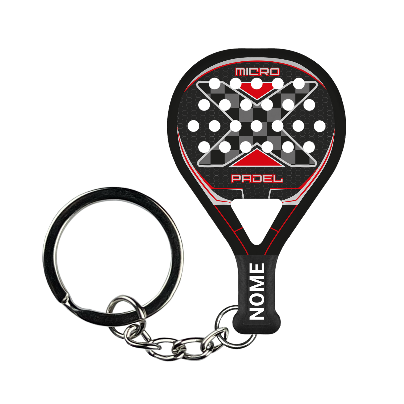 NERBO - Portachiavi padel personalizzato