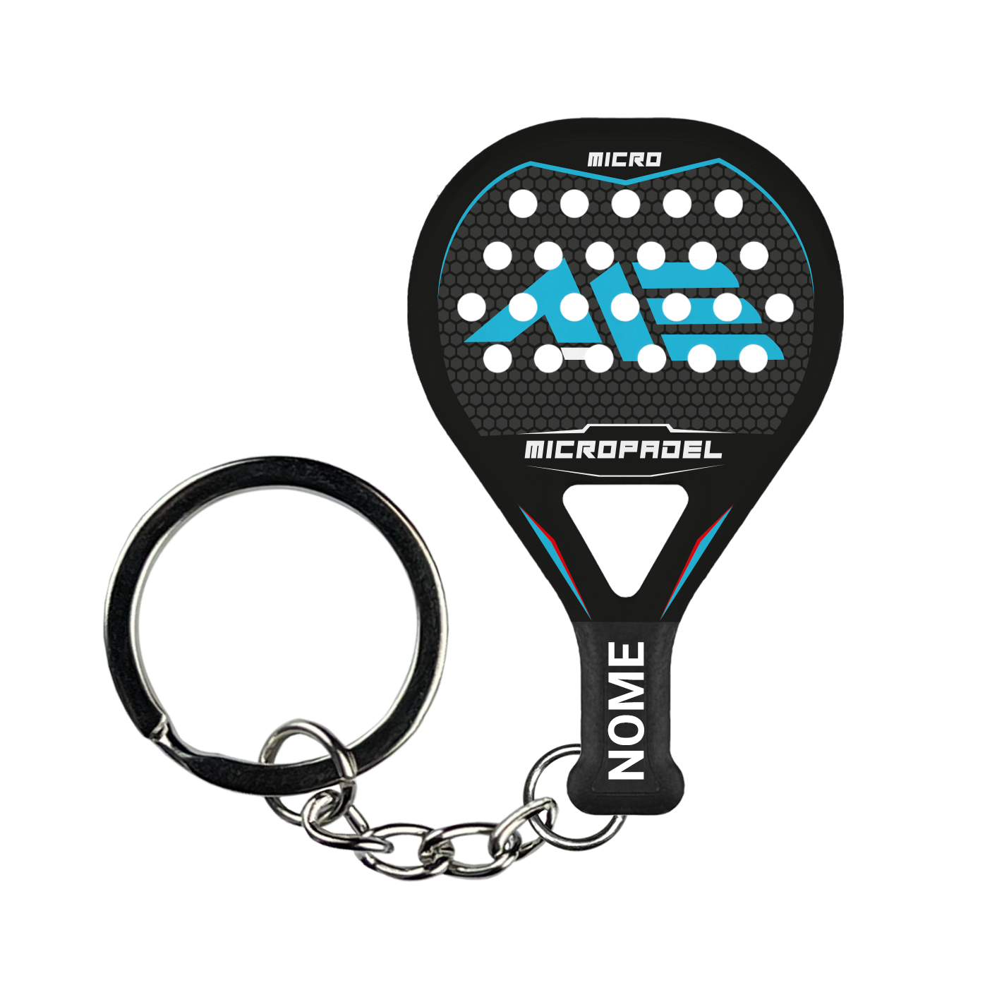 WING ATTACK - Portachiavi padel personalizzato
