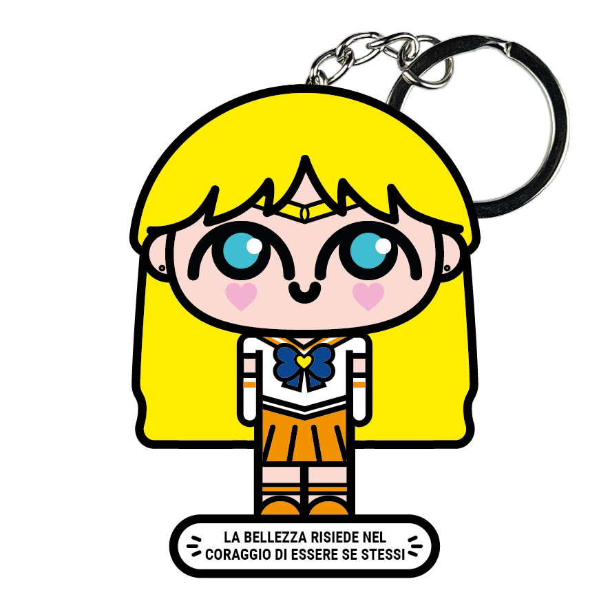 portachiavi smart, micro me, biglietto da visita digitale, sailor moon, sailor venus