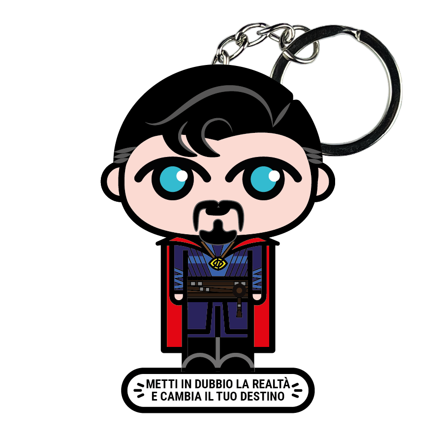 portachiavi smart, micro me, biglietto da visita digitale, doctor strange, avengers, marvel