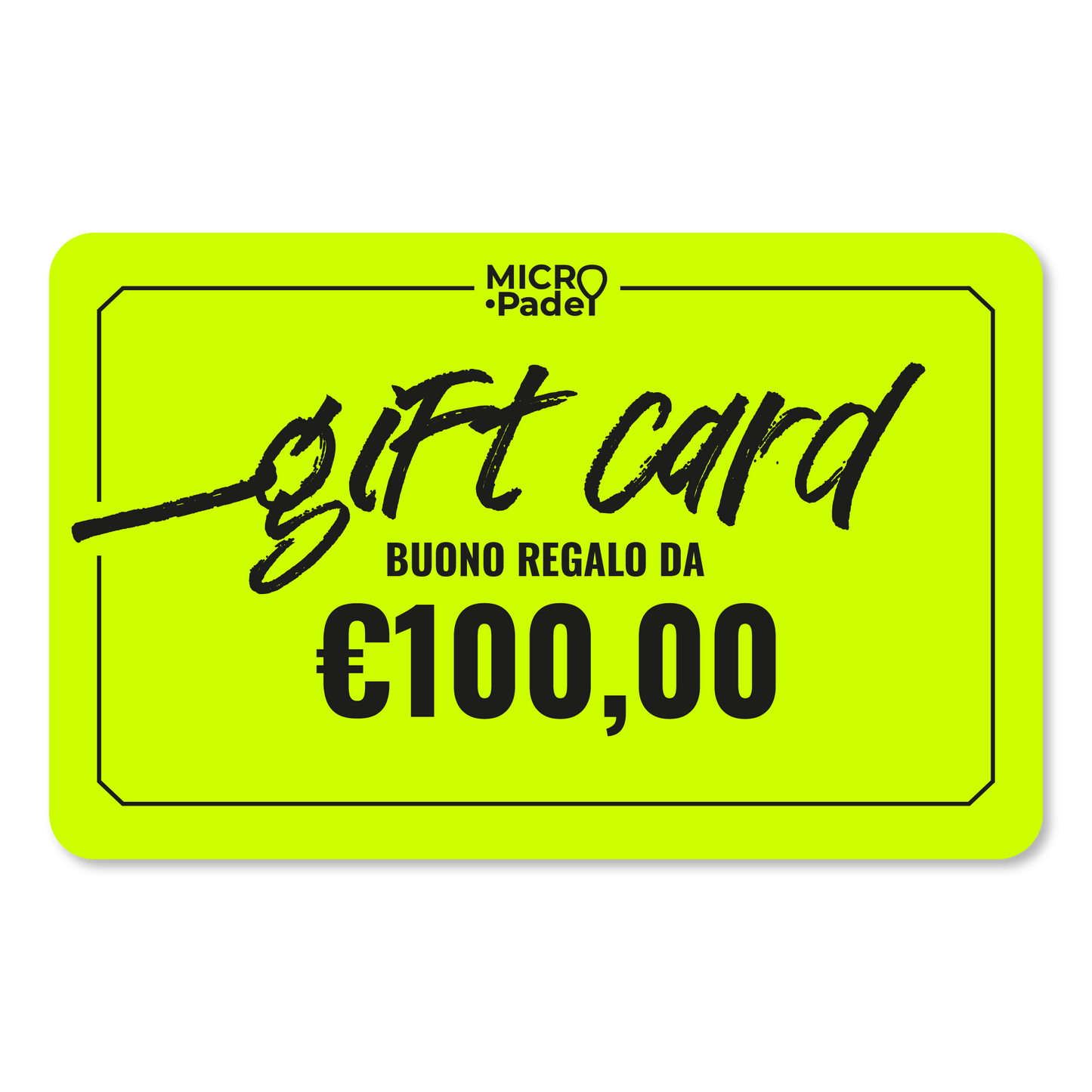 Micro Padel Gift Card Digitale